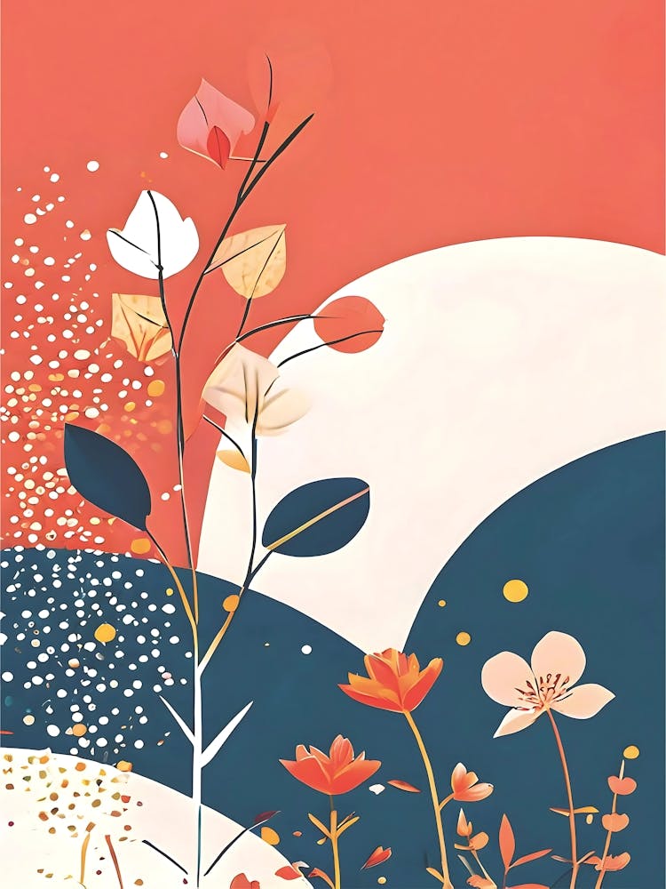Abstract Flower: Ethereal Bloom