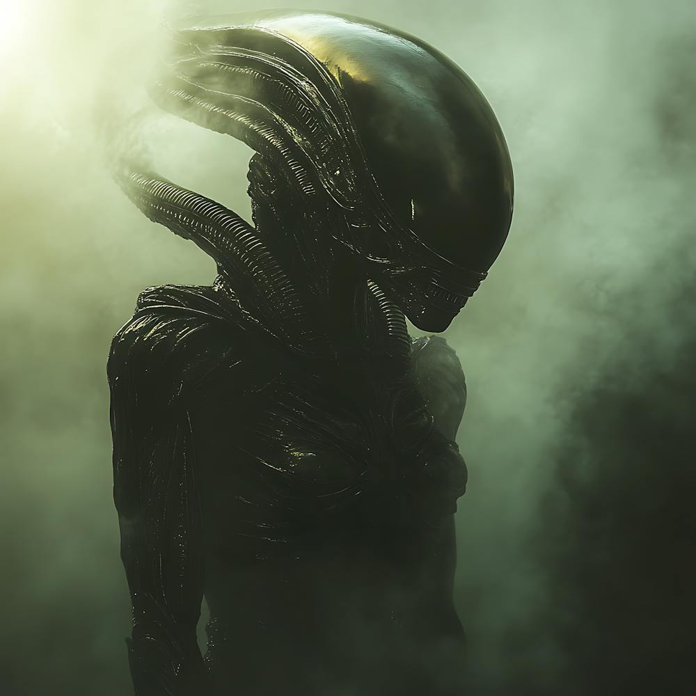 Alien taucht aus Schatten auf 13