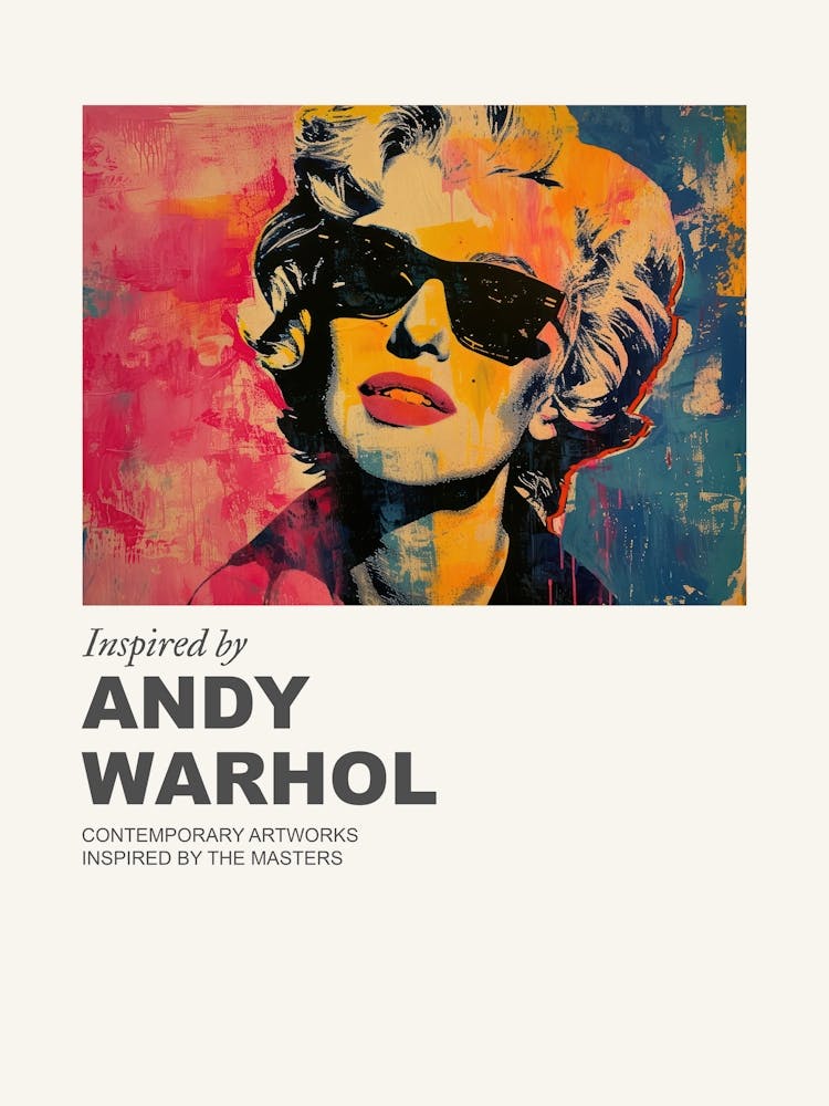 Museumsposter inspiriert von Andy Warhol 6