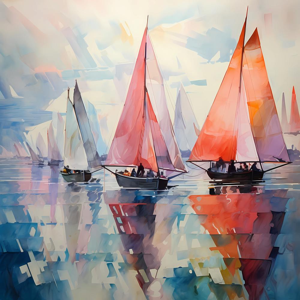 Sailing Dreams: Tapestry of Tranquility