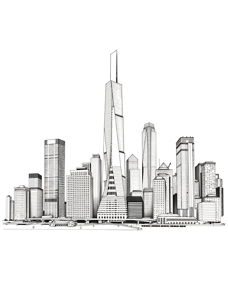 A Pen and Ink Portrait of a City
