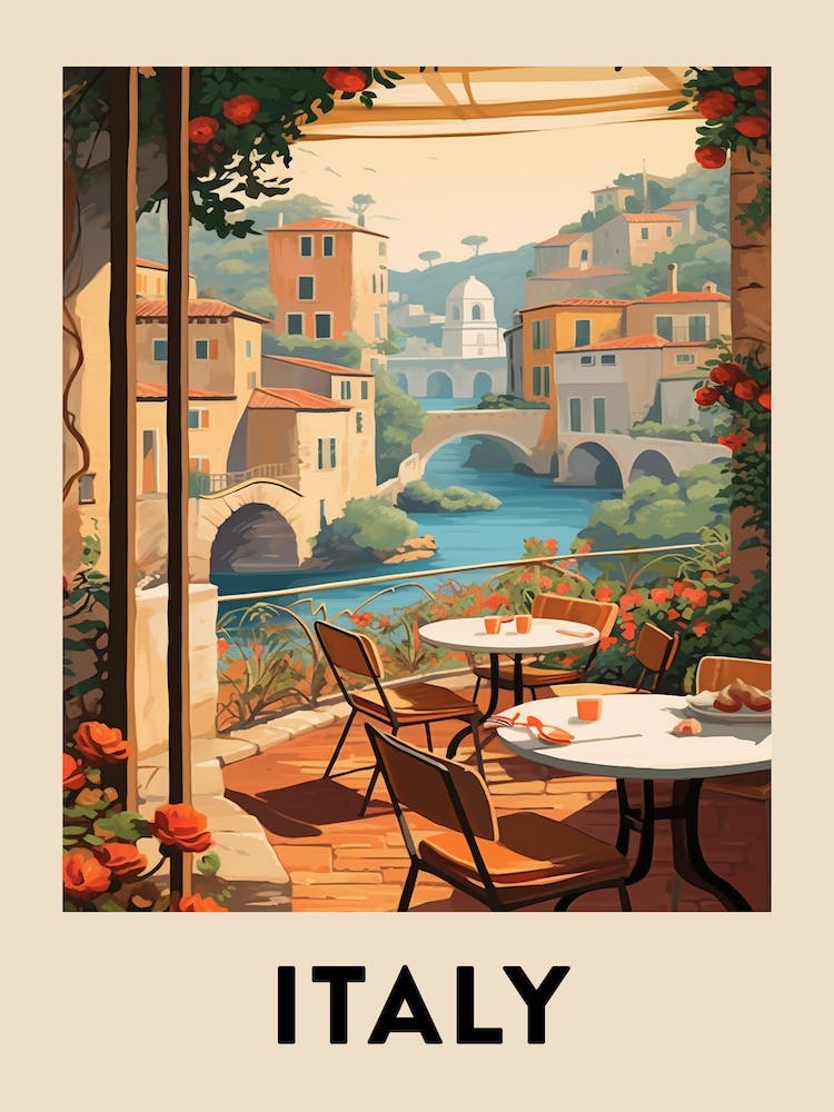 Vintage Travel Poster Italy 7