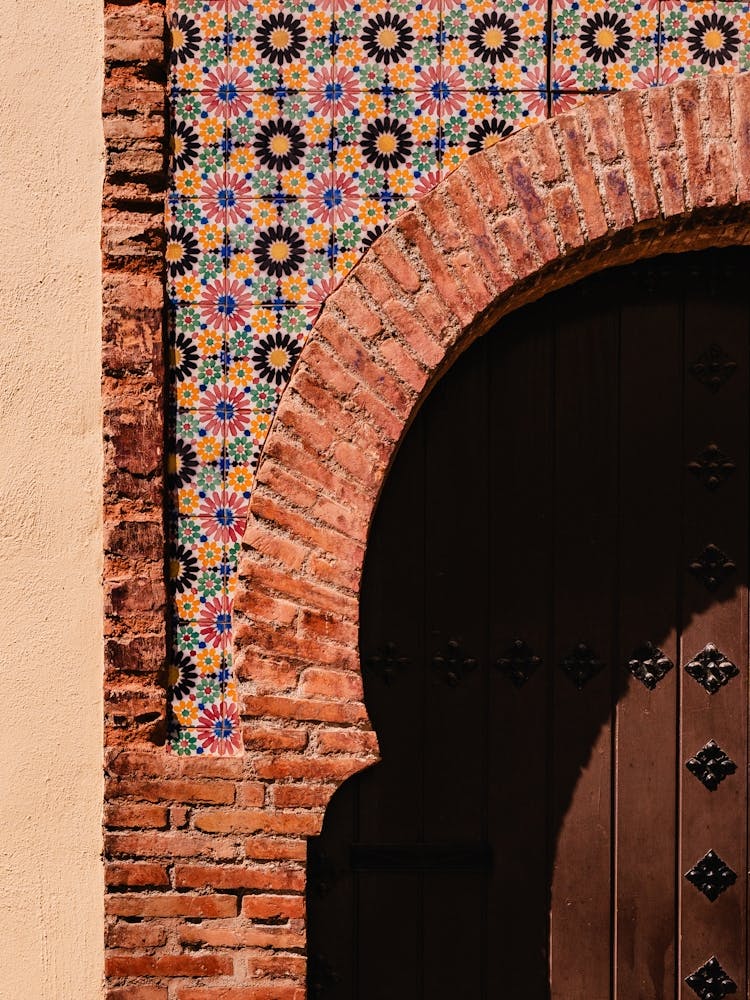 Close-up door of Granada, Spain
