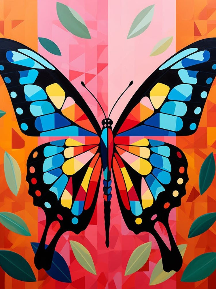 Butterfly Abstract Pop Art 2