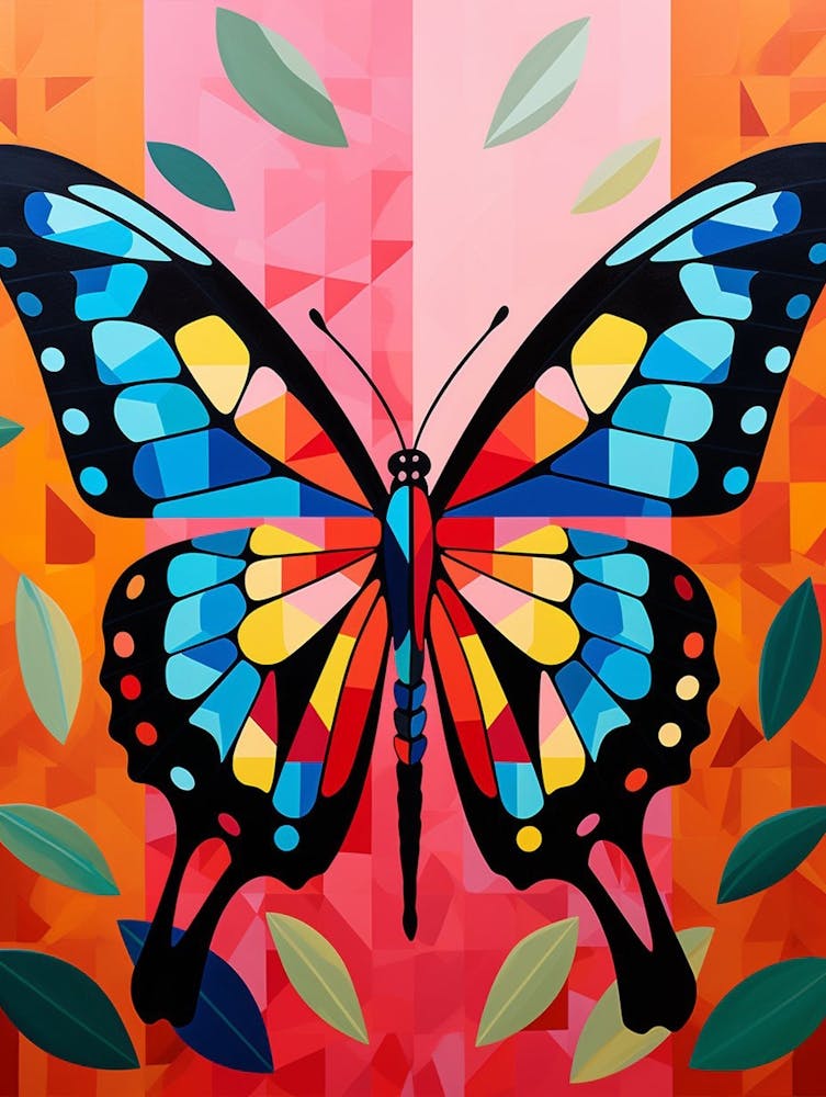 Butterfly Abstract Pop Art 2