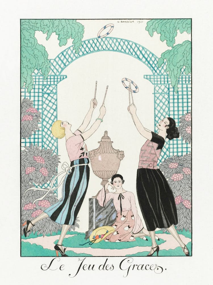 Le Jeu Des Graces (1922), George Barbier