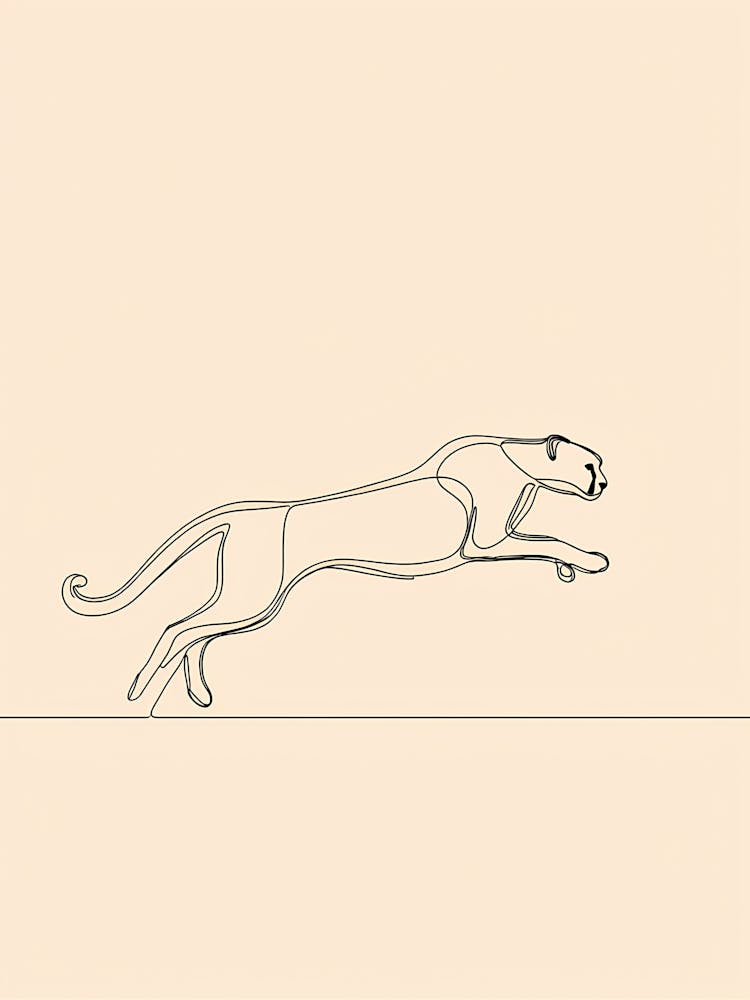 Lion Leaping
