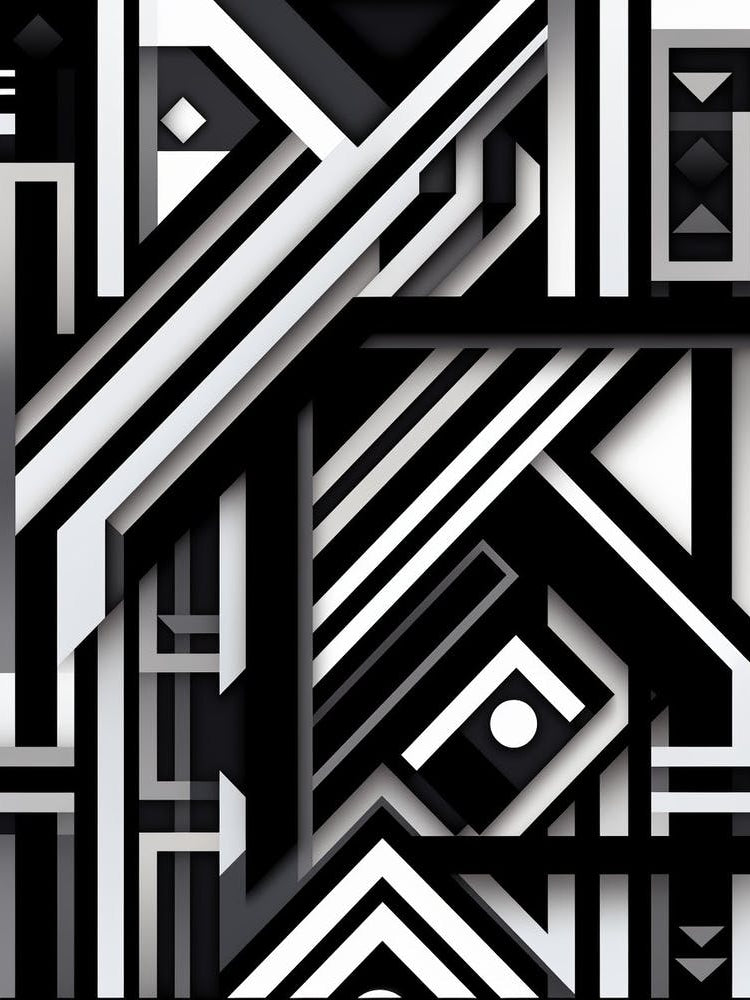 Technology Abstract Geometric Pattern 15