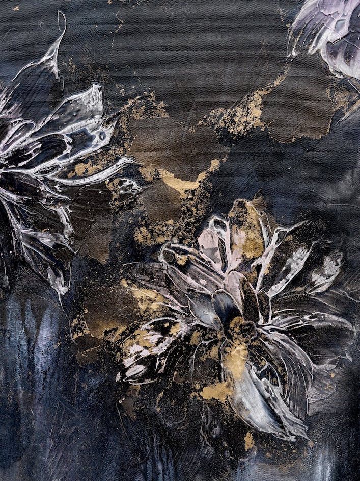 Dark Flower Painting 1