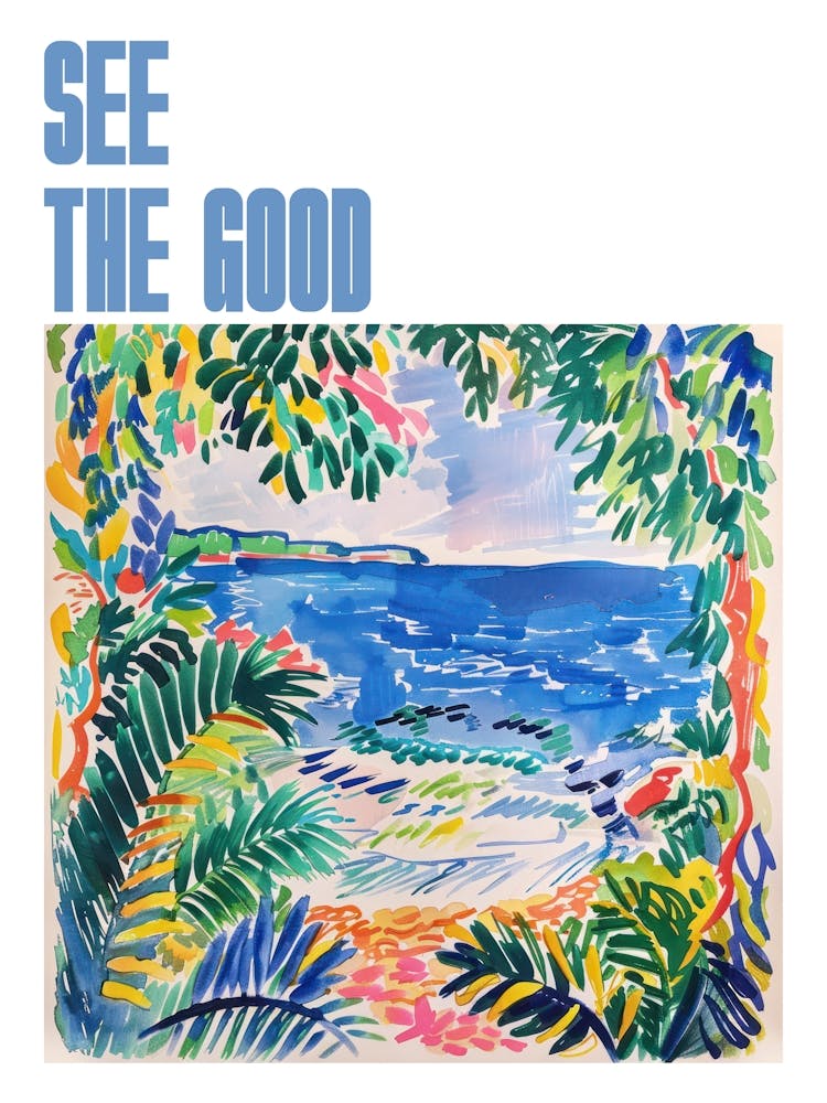 See The Good Poster Seaside Painting Matisse Style 6