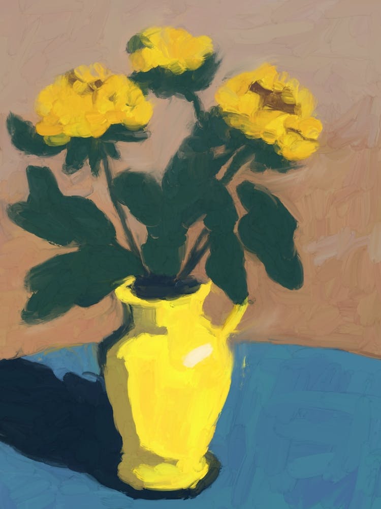 Yellow Chrysanthemums