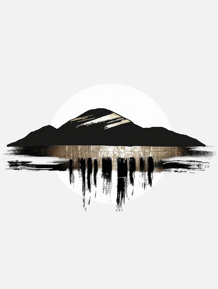 Silhouette Of A Mountain