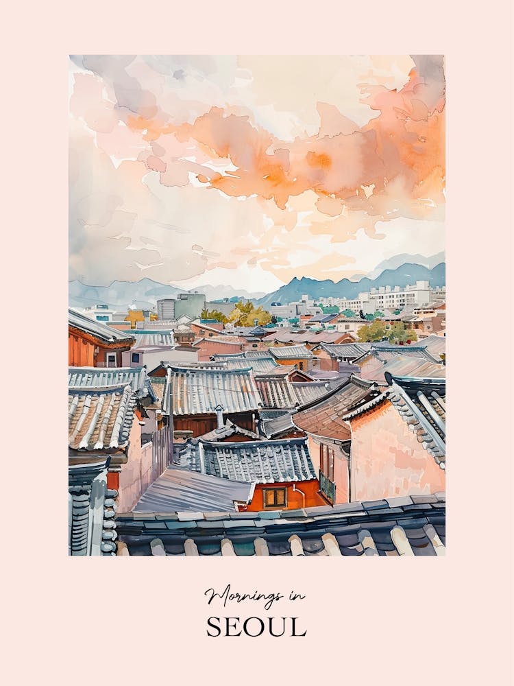 Mornings In Seoul Rooftops Morning Skyline 2