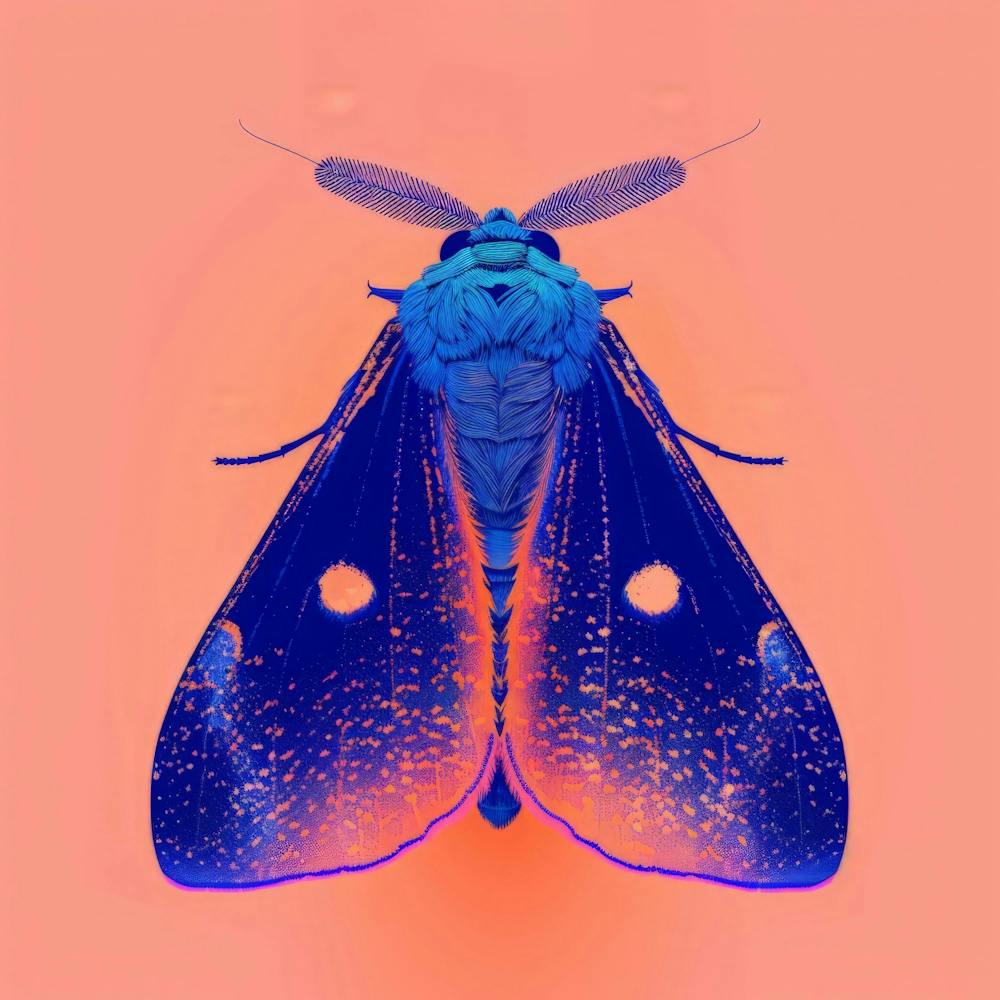 Blue Moth