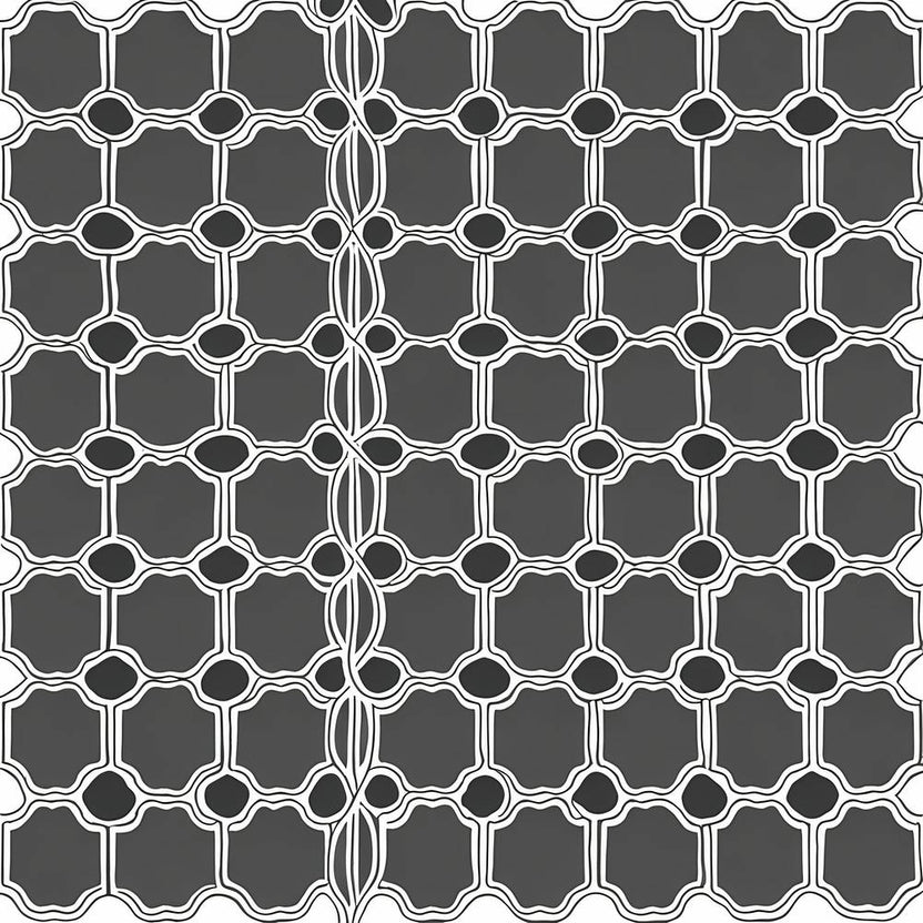 Abstract Black And White Seamless Pattern, tile pattern 