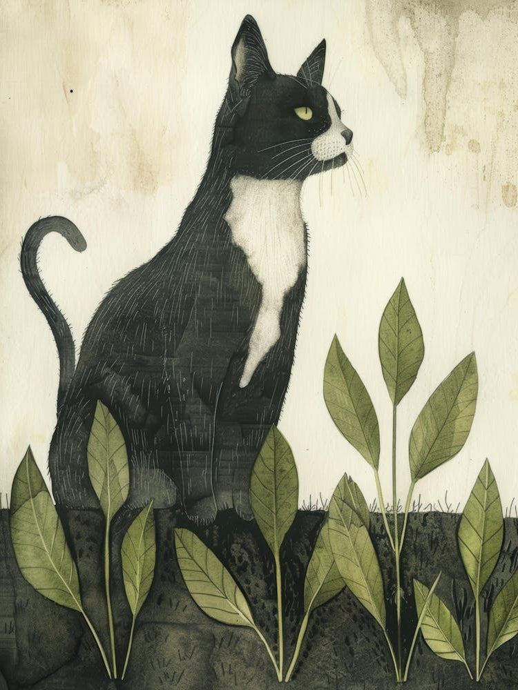 Cat In The Garden 19