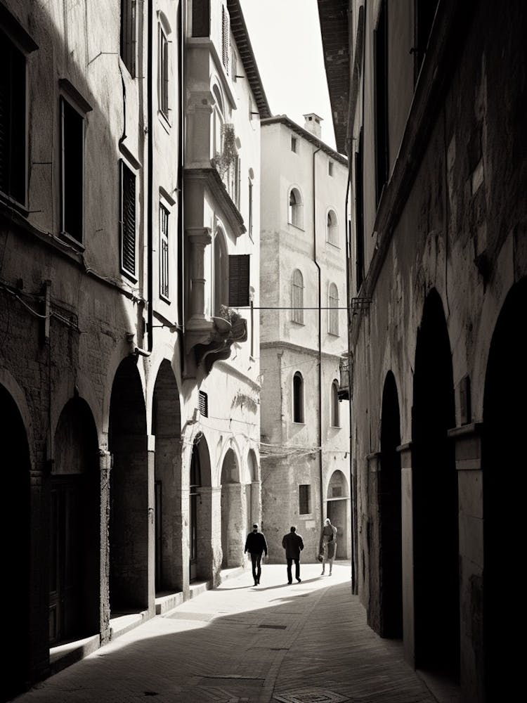 Perugia, Italy,  Black And White Analogue Photography  2