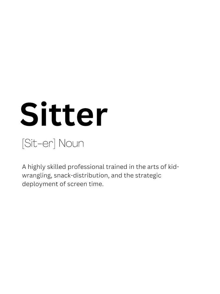 Sitter Definition Meaning 1