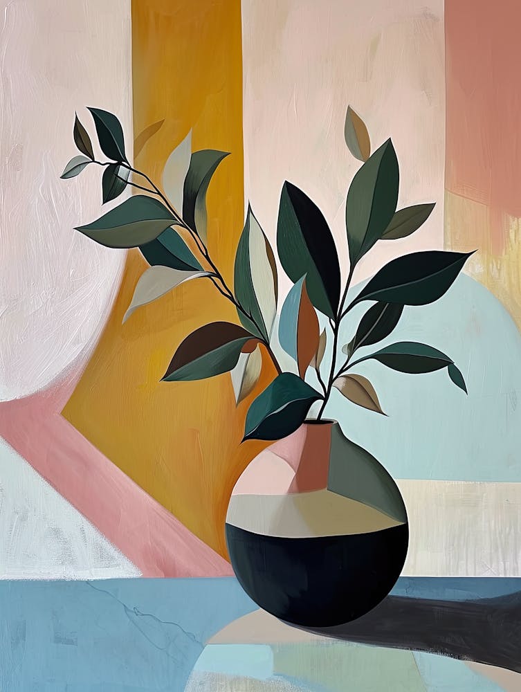 Abstract Of A Vase, Boho Decor