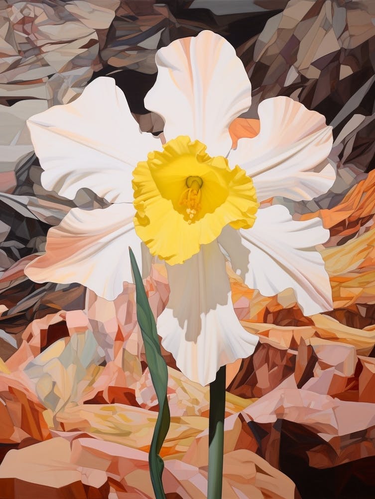 Daffodil 2 Flower Painting