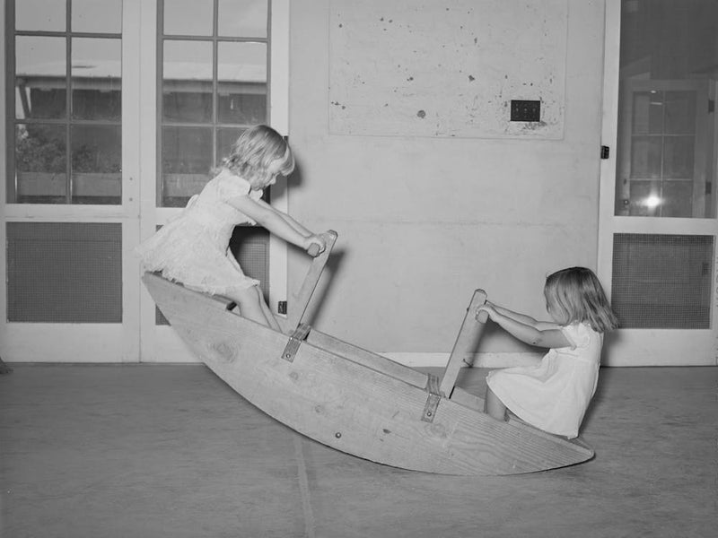 Children Playing At The Wpa (Work Projects Administration) Nursery School, Casa Grande Valley Farms, Pinal