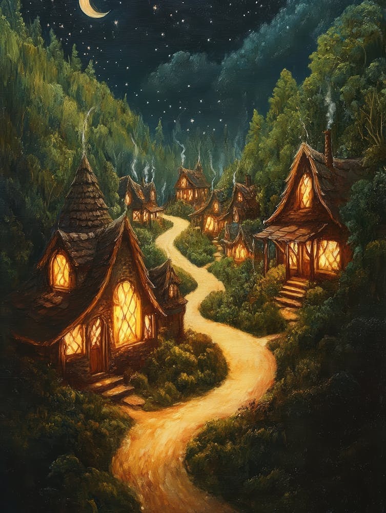 Nacht im Dorf 25