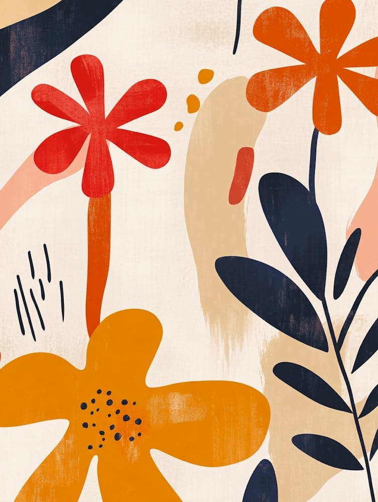 Abstract Floral Print 2