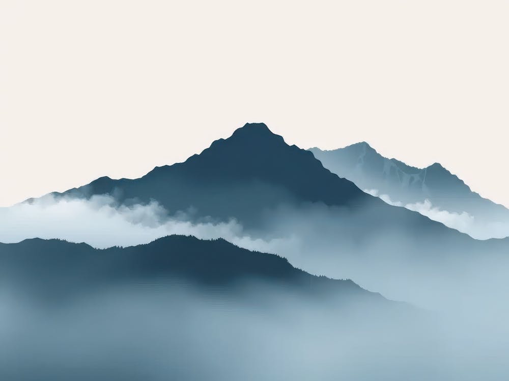 Mountains In The Fog