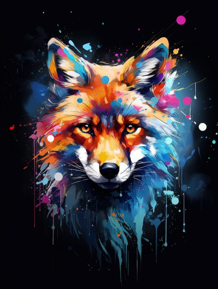 Fox Painting