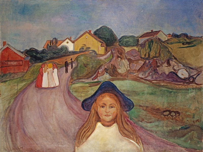 Road In Aasgaardstrand, Edvard Munch