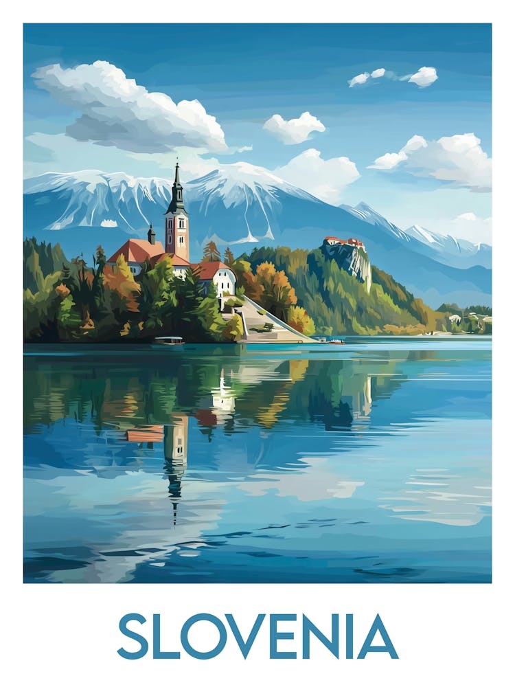 Affiche de voyage Slovenia
