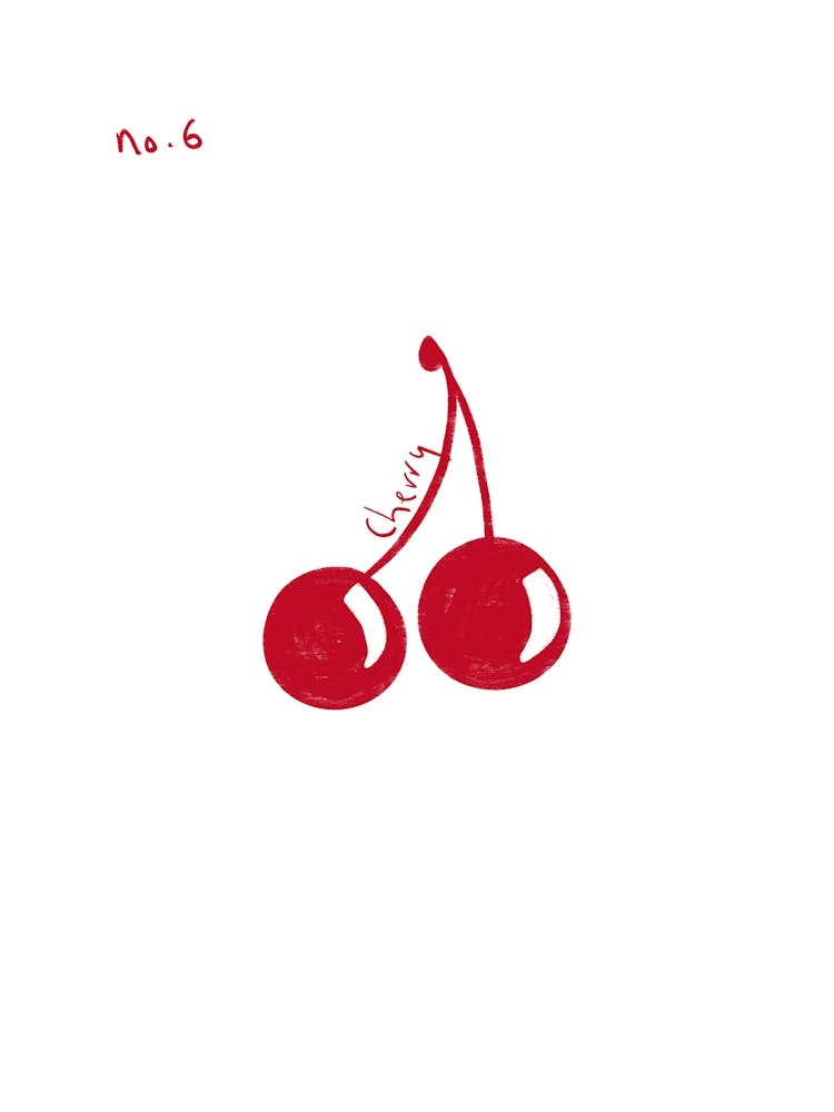 Cherry Kitchen Print