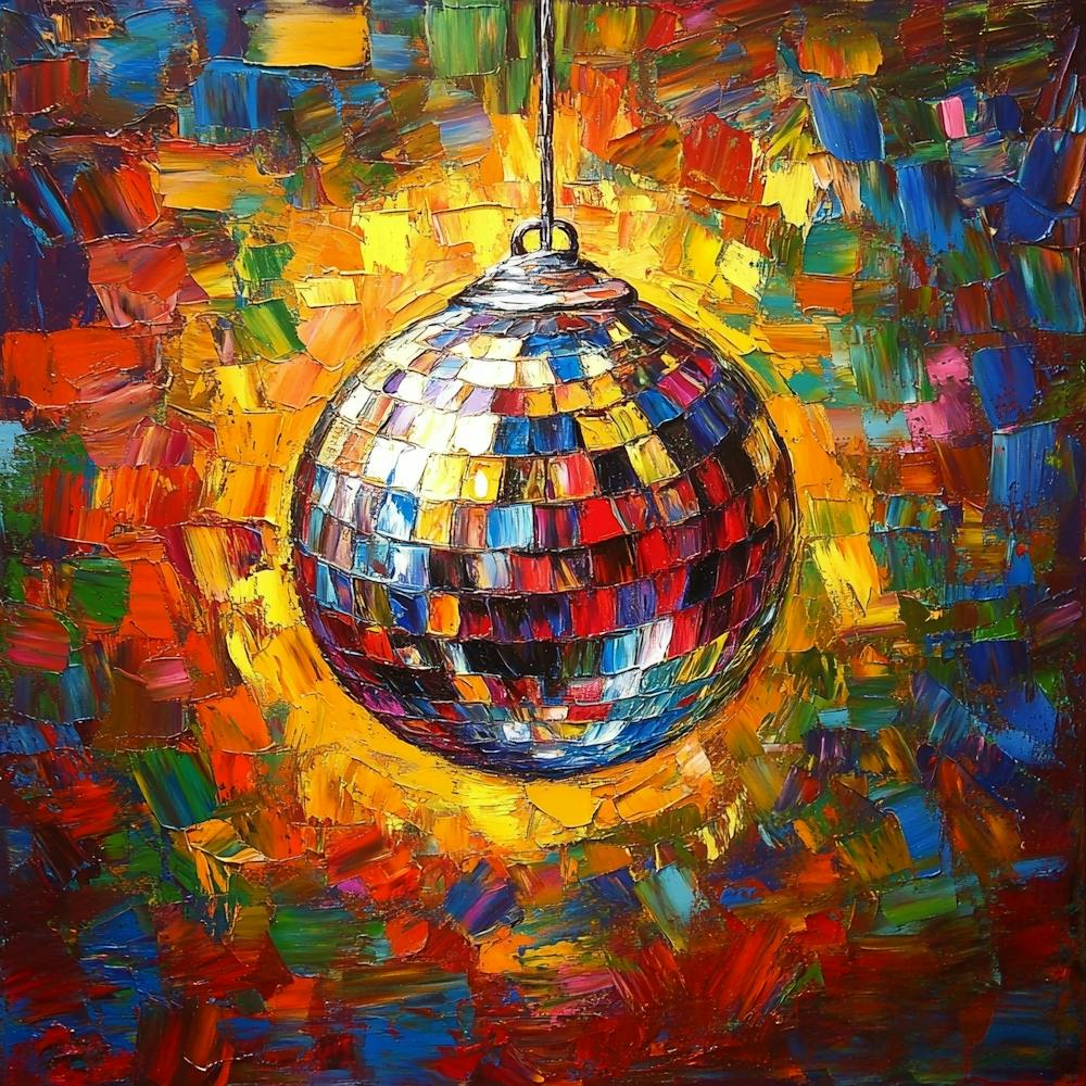 Disco Ball Art 50