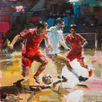 Soccer Players In Action 2