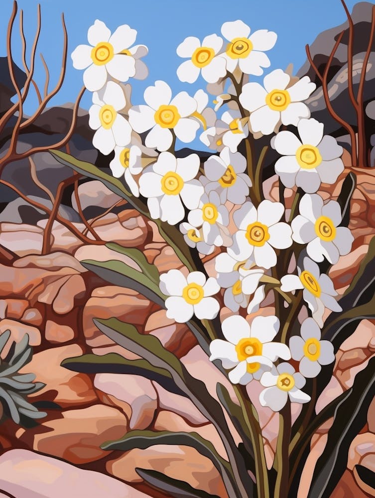 Forget Me Not 7 Flower Painting