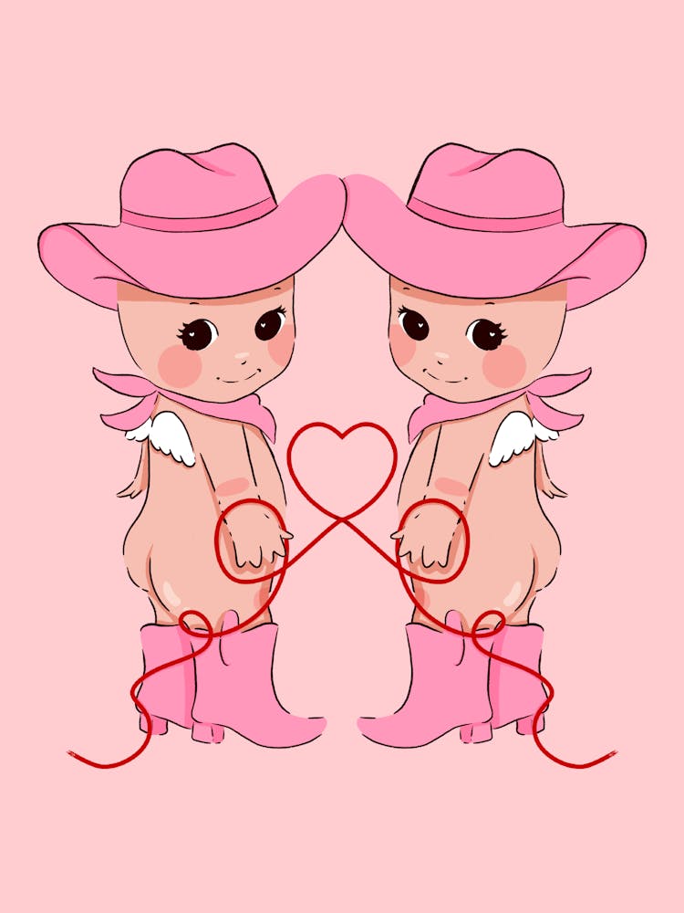 Cowgirl Cherubs | Western Cowboy Inspired