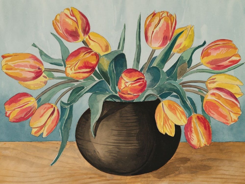 Tulips In A Vase 2