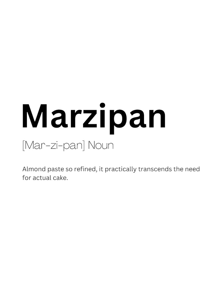 Marzipan Definition Meaning