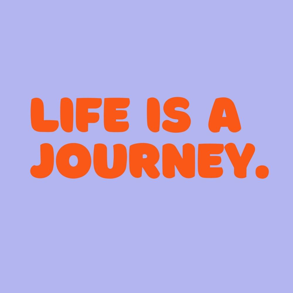 Motivational Quote Purple And Orange 