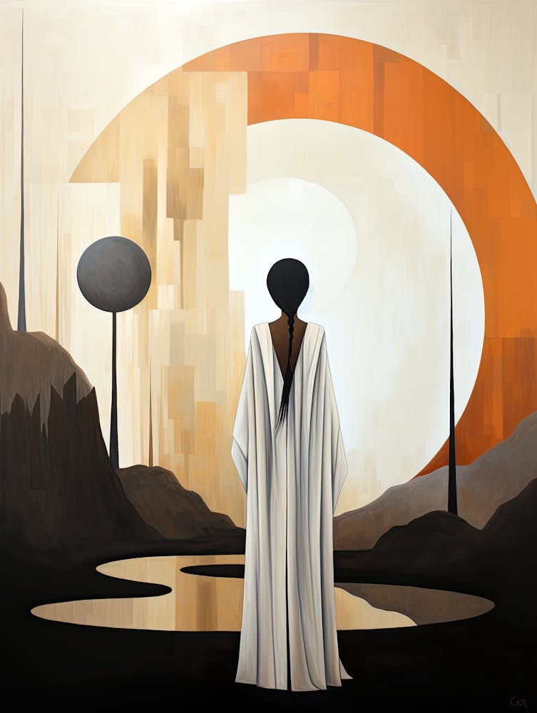 Sacred Sun Warriors, Boho Art Style