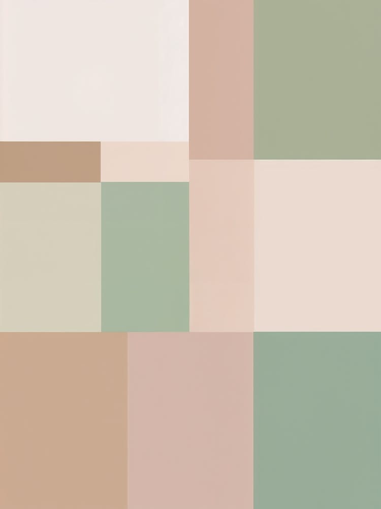 Abstract Pastel Squares 1