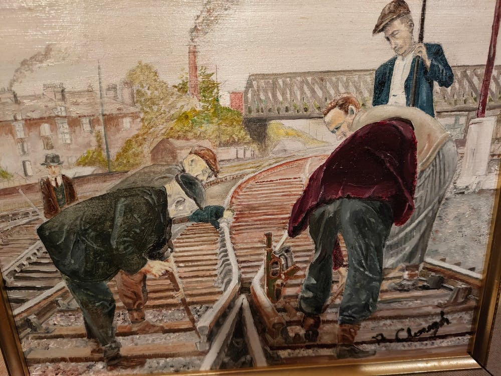 Rail workers