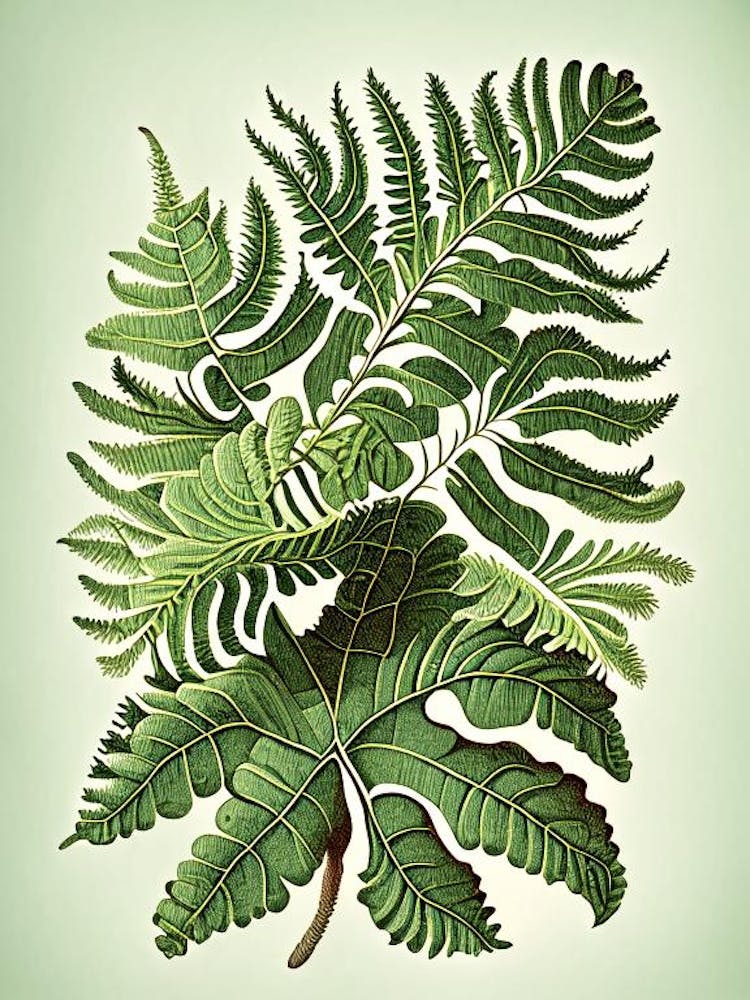 Mother Fern 1 Vintage Botanical Poster