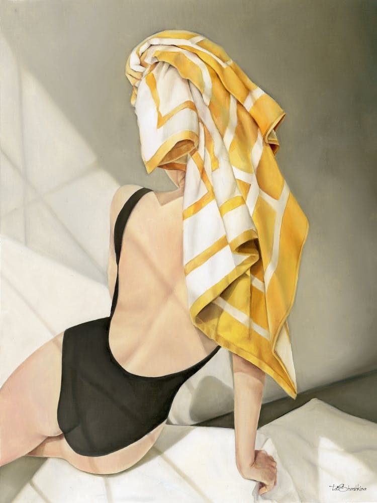 Yellow towel