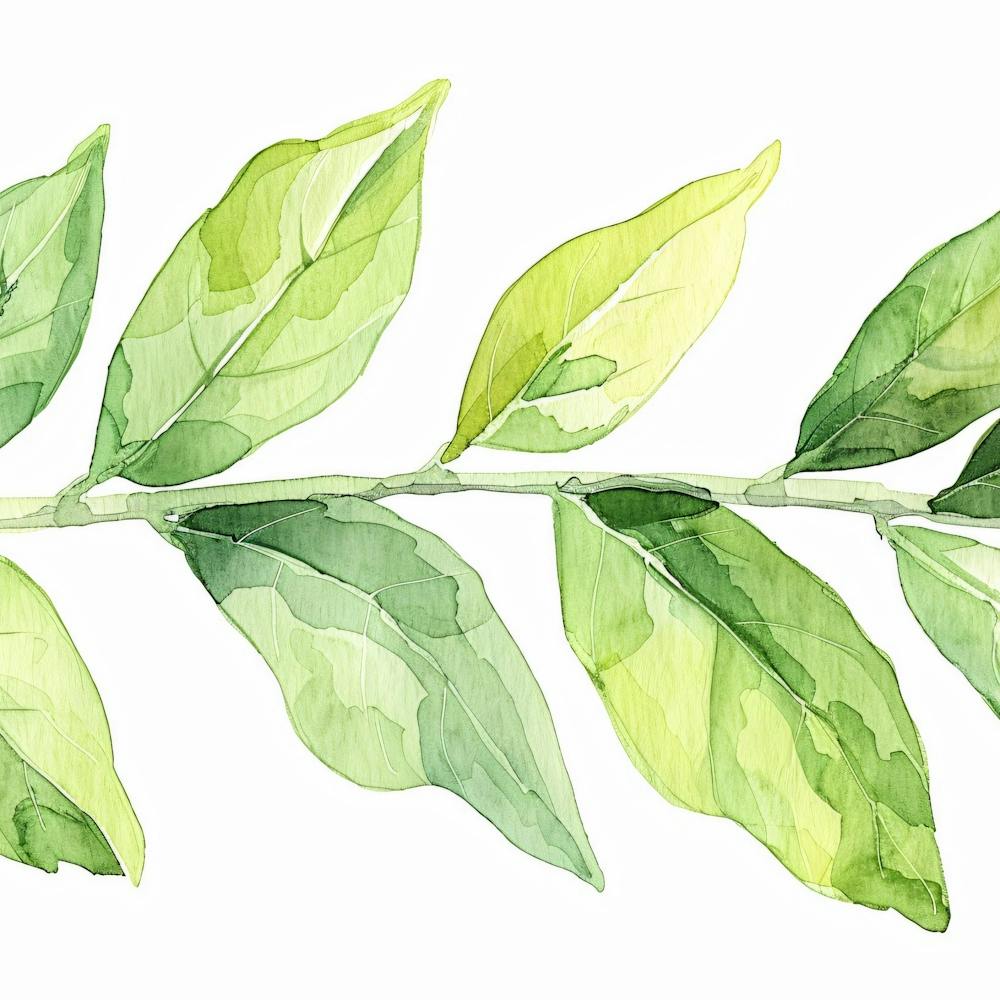 Watercolor Leaf