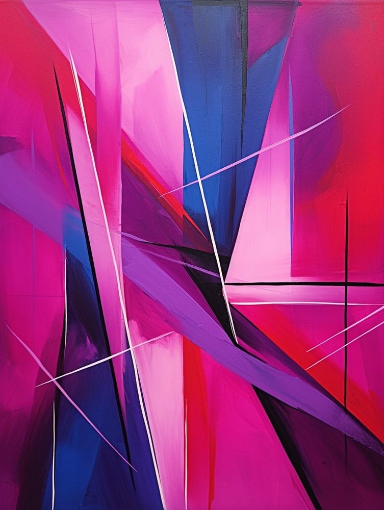 Dynamic Geometric Abstract Illustration 11