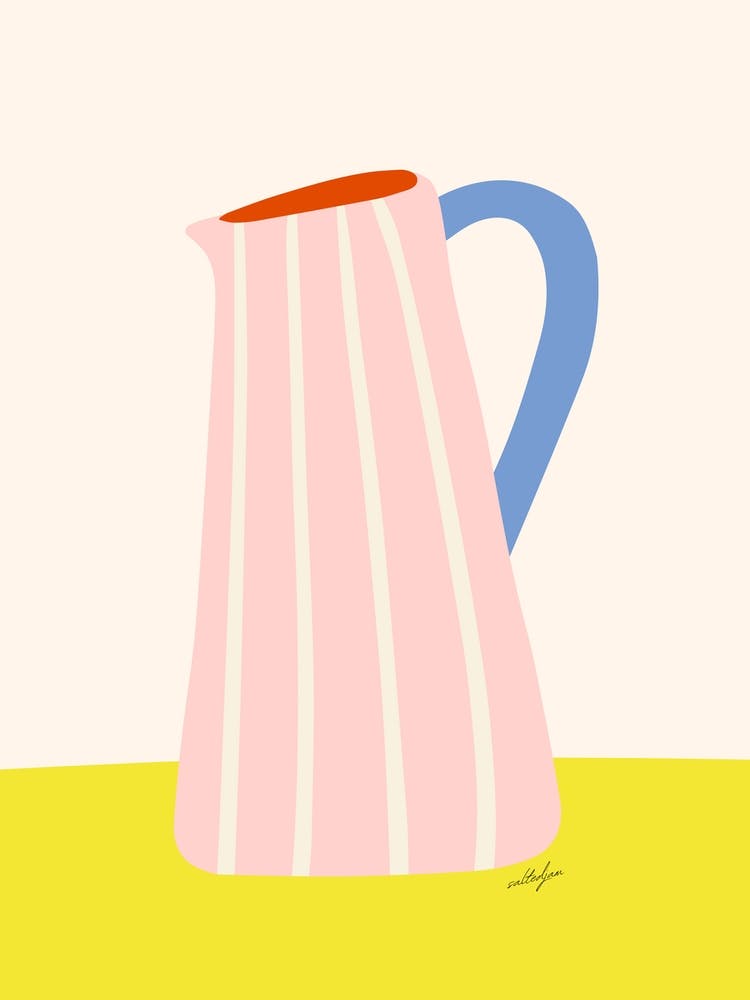 Pink Milk Jug