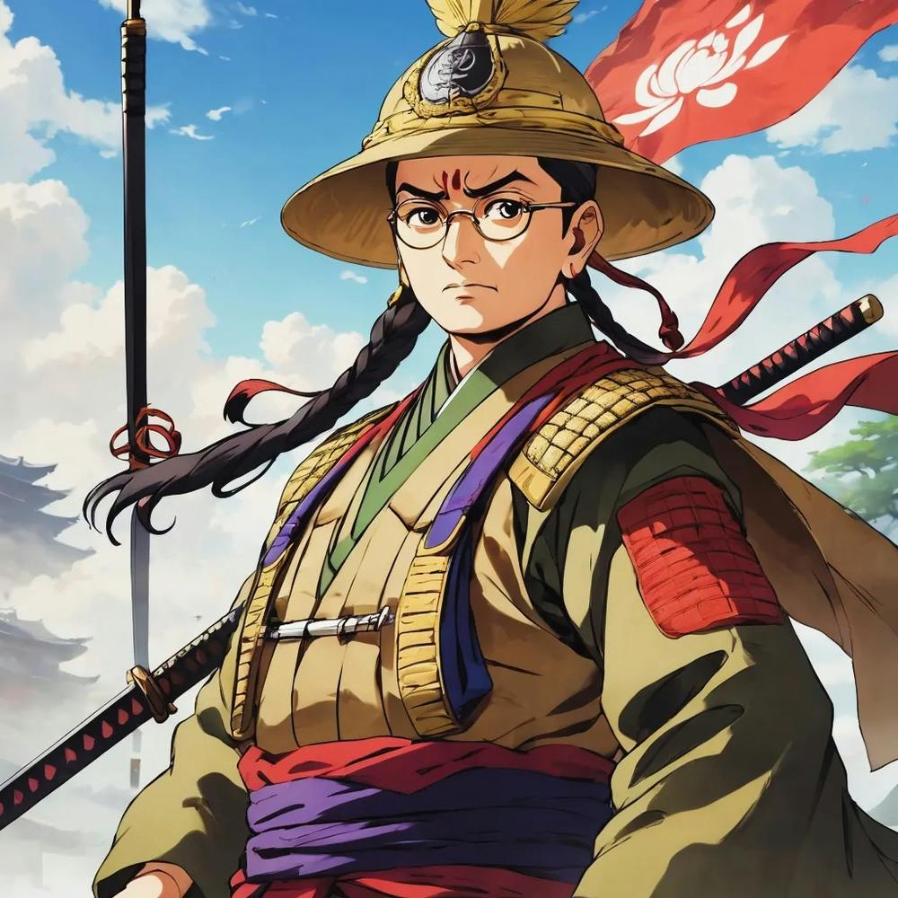 Netaji Subhash Chandra Bose as a Samurai