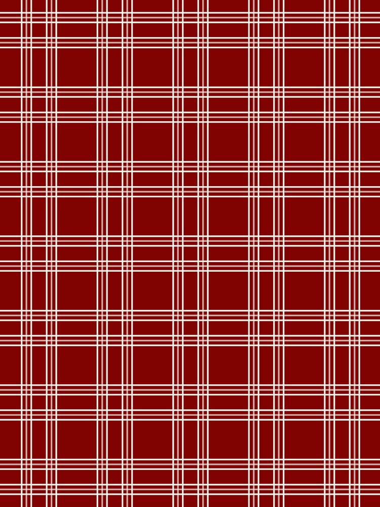 Maroon Gingham