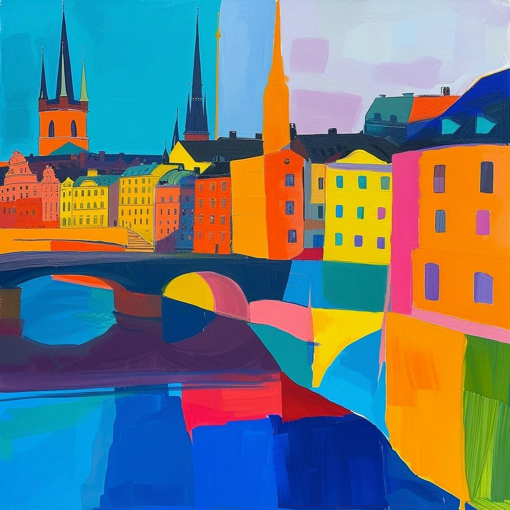 Abstract Travel Collection Stockholm Sweden 2